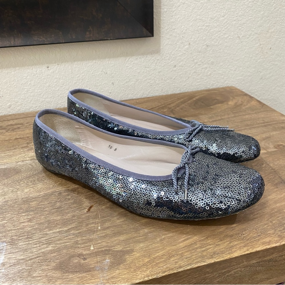 Paul Mayer Attitudes Bingo sequin ballet flats Women's size 10 B MSRP $235